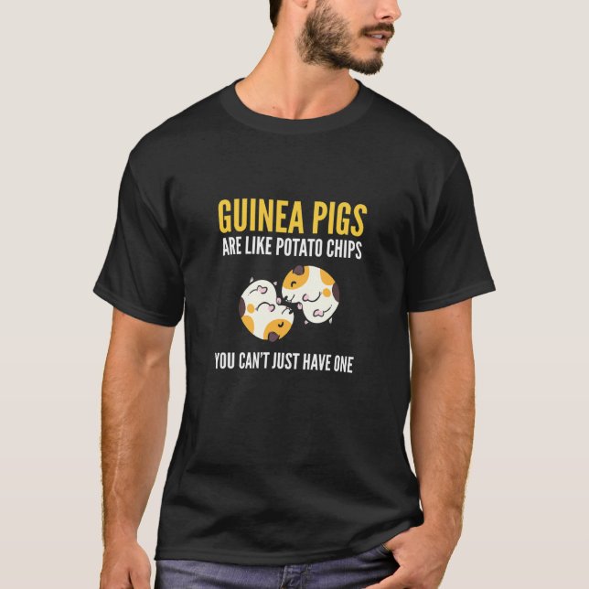 Camiseta Como o veterinário de batata Chips (Frente)