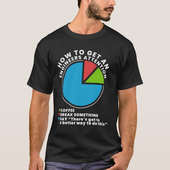Camiseta Como Obter Atenção De Engenheiros (Frente)