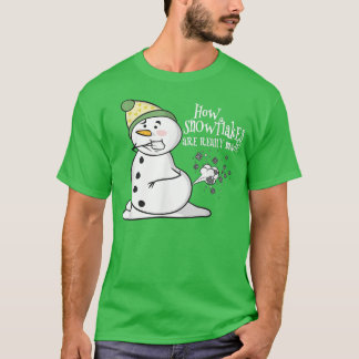 Camiseta Como Os Flocos De Neve São Engraçados, Chris