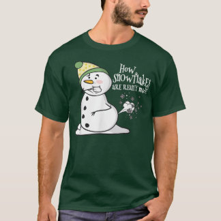 Camiseta Como Os Flocos De Neve São Engraçados, Chris