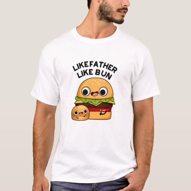 Camiseta Como Padre, Como Um Comida Engraçado. (Frente)