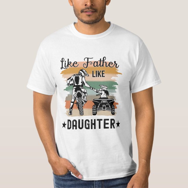 Camiseta Como Pai Como Filha (Frente)