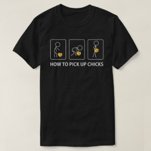 Camiseta como pegar pintinhos