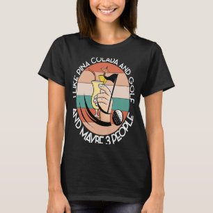 Camiseta COMO PINA COLADA E GOLFE E TALVEZ 3 PESSOAS Verde