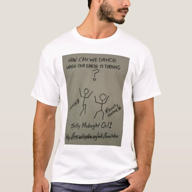 Camiseta Como podemos nós dançar quando nossa terra está (Frente)