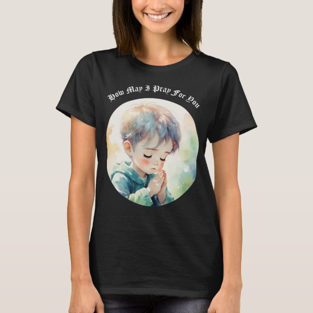 Camiseta Como Posso Orar Por Você (Frente)