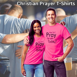 Camiseta Como posso orar por você hoje? T-shirt rosa