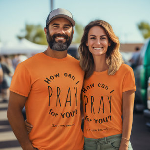 Camiseta Como Posso Orar Por Você Oração Inspirador Unisex