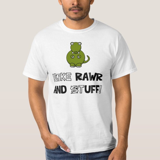 Camiseta ! Como Rawr e material! (Frente)