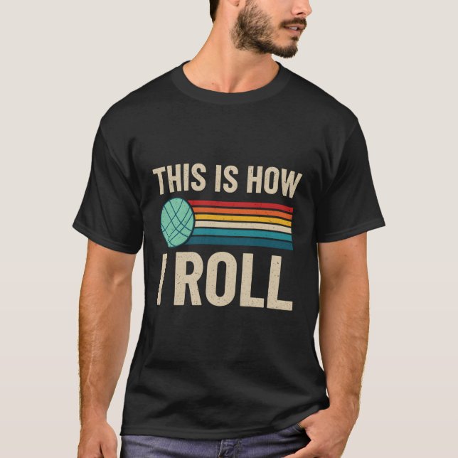 Camiseta Como Rolo Bocce Bocci Player Lawn Boliche Bo (Frente)
