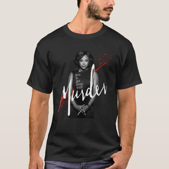 Camiseta Como Sair Com Annalise Com Sangue (Frente)