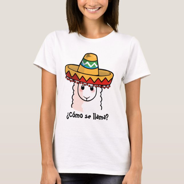 Camiseta Como se lhama? (Frente)