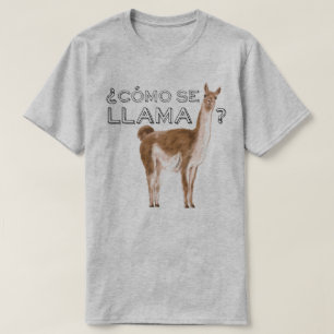 Camiseta Como Se Llama Funny Animal Dizendo