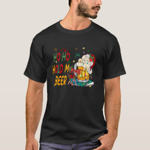 Camiseta Como Segura Minha Cerveja Papai Noel Feliz Natal 2