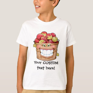 Camiseta Como sobre eles maçãs?! Maçãs felizes!