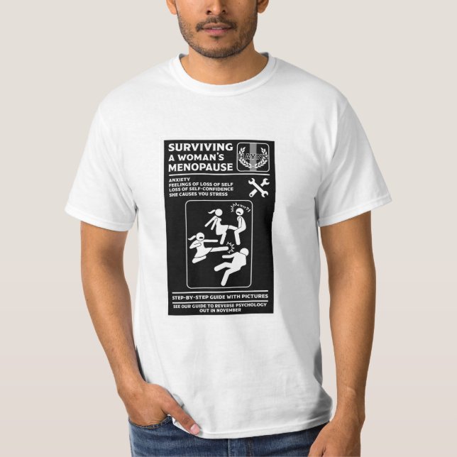 Camiseta Como Sobreviver À Menopausa (Frente)