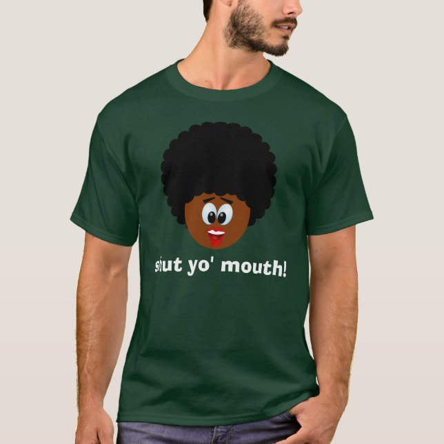 Camiseta Como sugerir polidamente que alguém fala da parada (Frente)