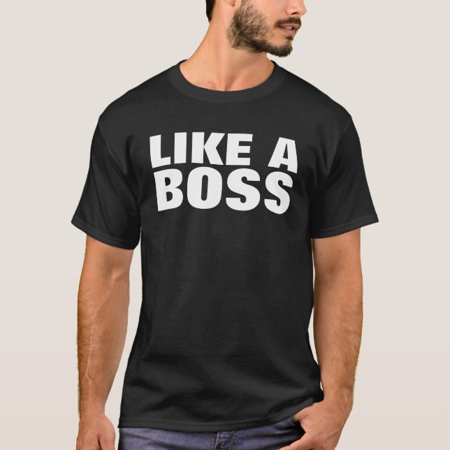 Camiseta COMO t-shirt de um CHEFE (Frente)
