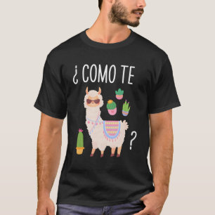 Camiseta Como Te Llamas Professora Espanhola Bilingual
