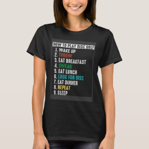 Camiseta Como Tocar O Disco Golf Frisbee Folf Disk Golfing