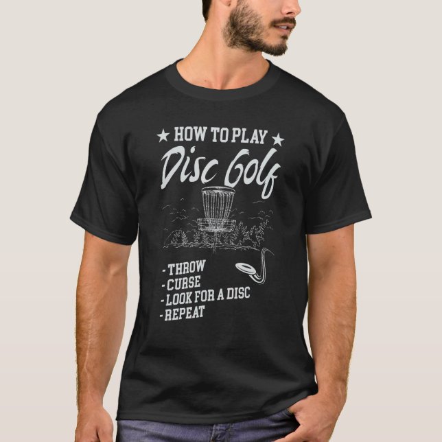 Camiseta Como Tocar O Disco Golf Frisbee Golf Disco Golf 1 (Frente)