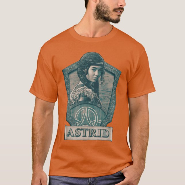Camiseta Como torcer sua família Dragon Astrid (Frente)