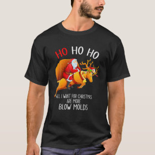 Camiseta Como Tudo O Que Quero No Natal É Mais Sopro Mo