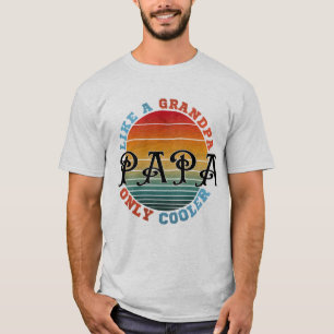 Camiseta Como um avô Papai só que mais fixe