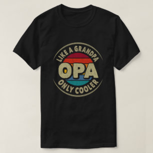 Camiseta Como um avô só mais legal, retro avô 