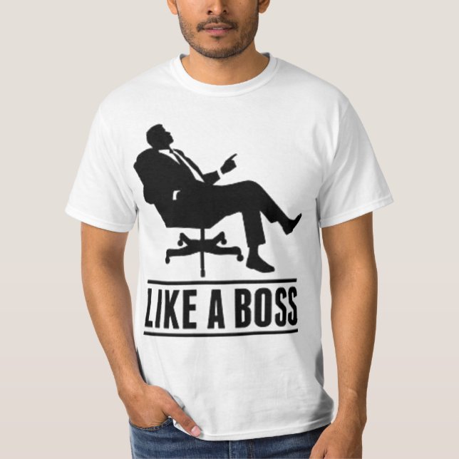 Camiseta Como um chefe (Frente)