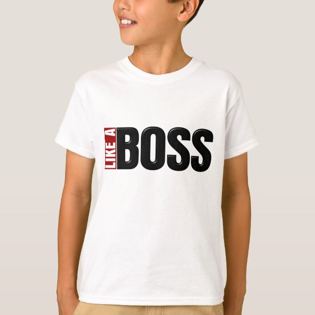 Camiseta Como Um Chefe (Frente)