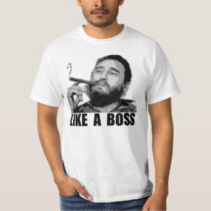 Camiseta Como um chefe - Fidel Castro
