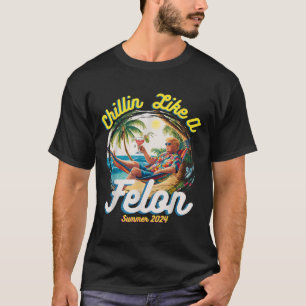 Camiseta Como Um Felon Summer Trump 2024