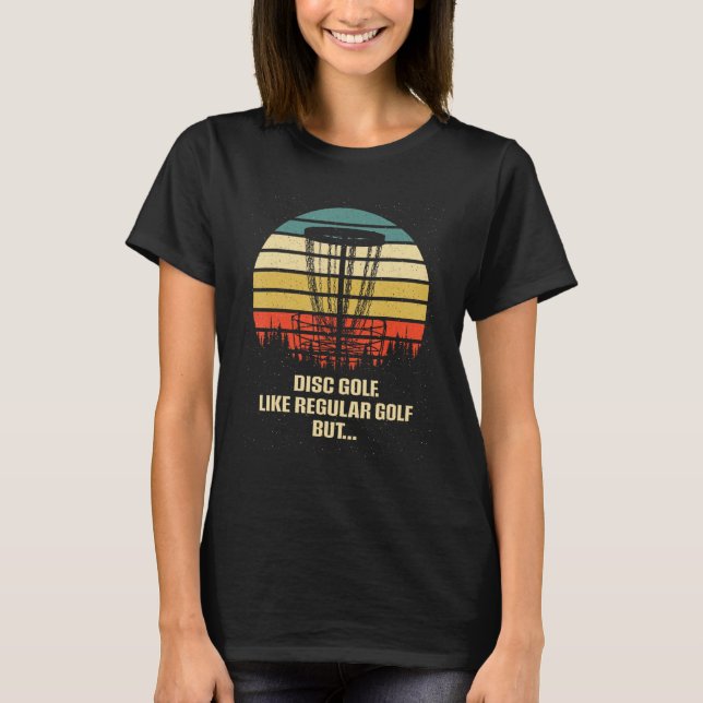 Camiseta Como um Golf de Humor de Golfe em Disco Normal (Frente)