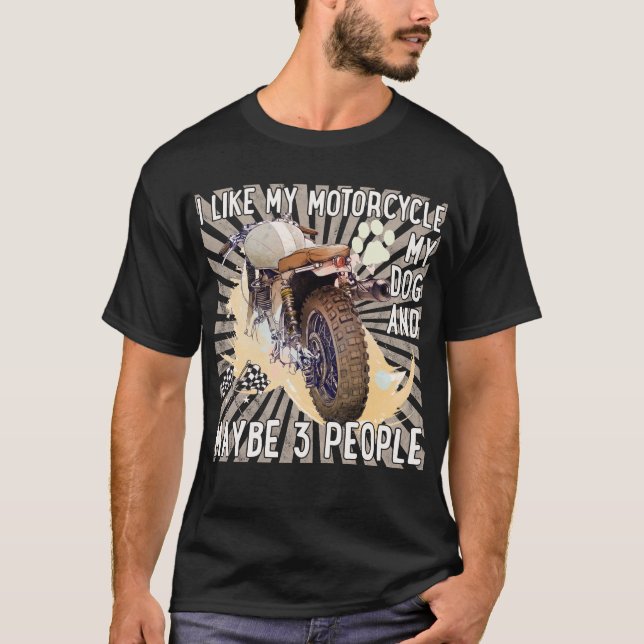 Camiseta Como um guerreiro: Hamlet de Biker (Frente)