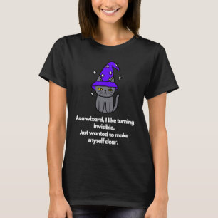 Camiseta Como um mago eu me torno invisível