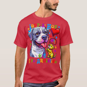 Camiseta Como um menino e seu dogo Argentino se tornaram os