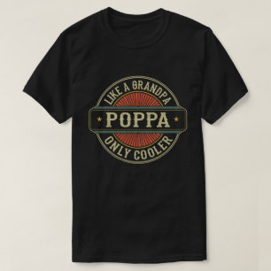 Camiseta Como um pai só mais legal e retro avô