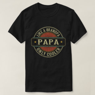 Camiseta Como um Papa só Fresco Vintage Retro Pai Pai