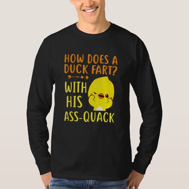 Camiseta Como Um Pato Começa A Caça? (Frente)