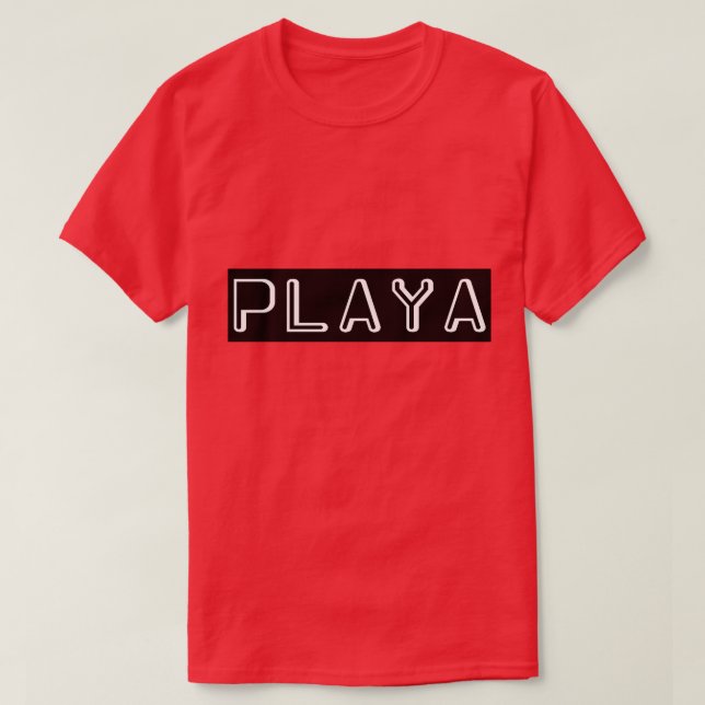 Camiseta Como um Playa  (Frente do Design)