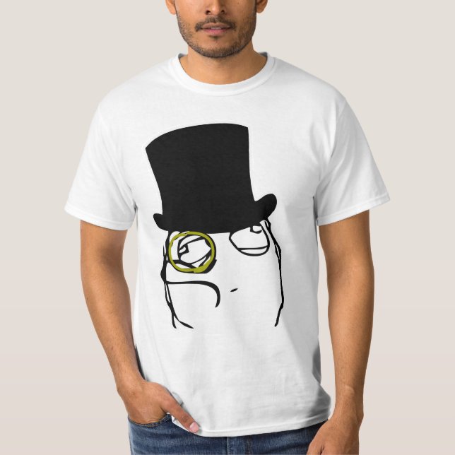 Camiseta Como um senhor Raiva Cara Meme (Frente)