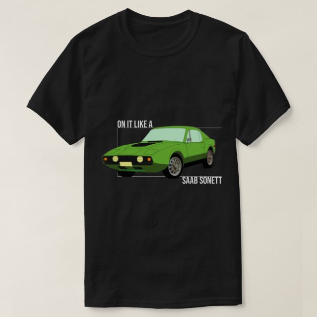 Camiseta como um Sonett Saab (Frente do Design)
