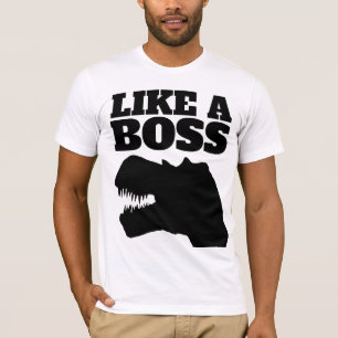 CAMISETA COMO UM T-REX-SHIRTS DE HOMENS