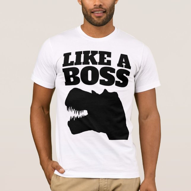 CAMISETA COMO UM T-REX-SHIRTS DE HOMENS (Frente)