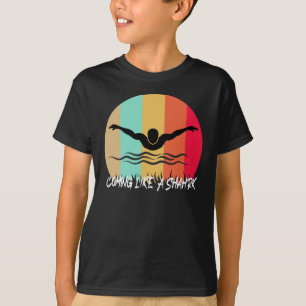 Camiseta Como Um Tubarão - Nadador Rápido