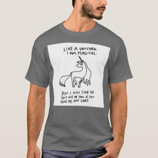 Camiseta Como um unicórnio sou mágico