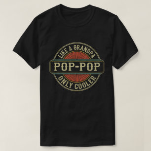 Camiseta  Como um vovô retrô só de Pop-Pop
