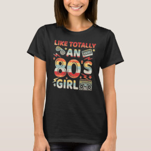 Camiseta Como Uma anos 80 De Festas De Festas De Figurino.