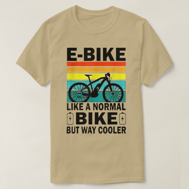 Camiseta Como Uma Bicicleta Normal Mas Muito Mais Fria (Frente do Design)